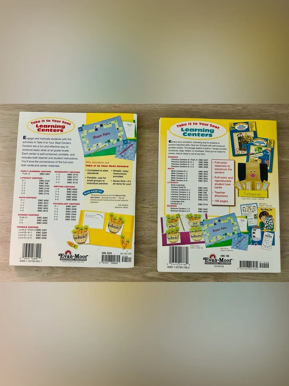 TEACHER/HOMESCHOOL Bundle - TWO (2) Take It To Your Seat Phonics/Literacy Center